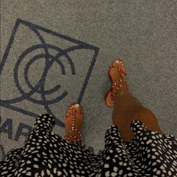 Magenta Rockstud Valentino Heels - Picture 8 of 8